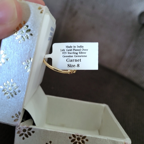 Shivam Garnet❤️ Ring💍 - NIB - Picture 8 of 16